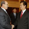 越南政府总理阮晋勇接见巴勒斯坦经济部部长
